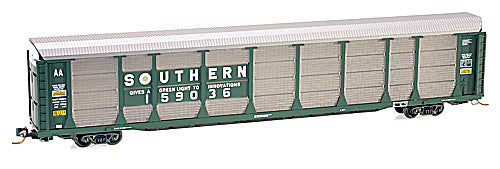 N Scale - Micro-Trains - 111 00 090 - Autorack, Enclosed, Tri-Level - Southern - 159036