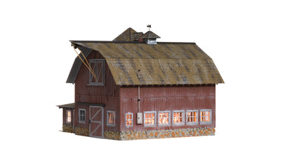 Woodland Scenics O Scale Old Weathered Barn BR5865