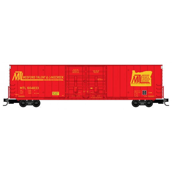 Micro-Trains N Scale Box car 60ft Excess Height Medford Talent & Lakecreek 102 00 250 Rd