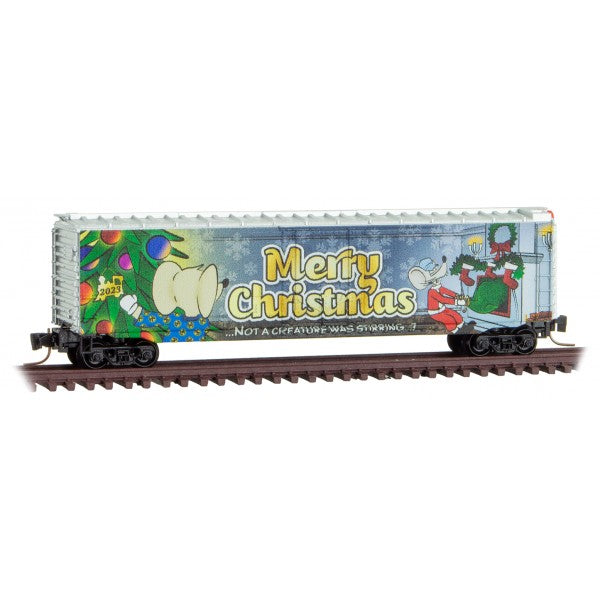 Micro-Trains Z Scale Box car 60ft Micro-Mouse Christmas 507 00 740 - 2023