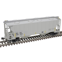 Atlas H.O. Scale PORTEC 3000 COVERED HOPPER MIDWEST RAILCAR [MCEX] 