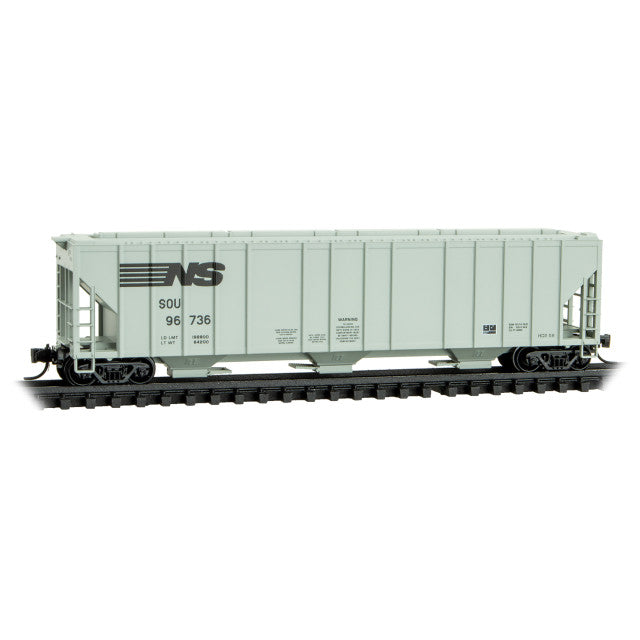 Micro-Trains N Scale 099 00 390 3-Bay Covered Hopper Norfolk Southern 
