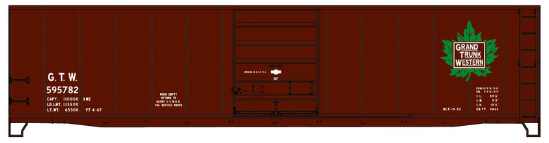 Accurail H.O. Scale 5134 50’ Plug Door Box Pennsylvania 609037