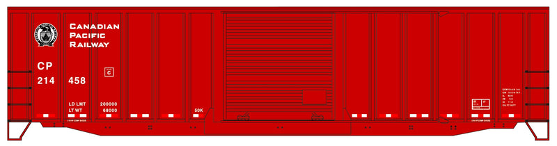 Accurail H.O. Scale 5663 50’ Exterior Post Steel Boxcar Canadian Pacific 214458