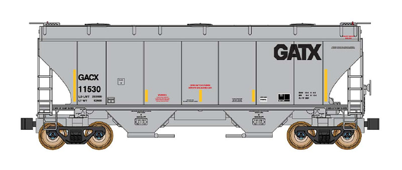 InterMountain N Scale 669006-02 Trinity 3281 Covered Hopper General American No 11543