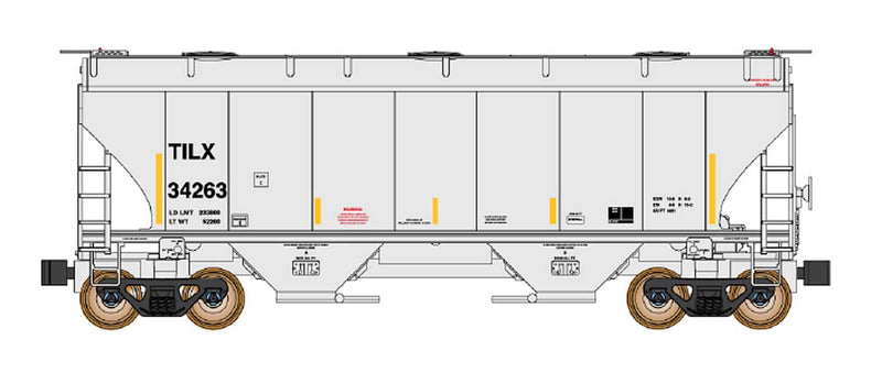 InterMountain N Scale 669009-02 Trinity 3281 Covered Hopper Trinity Leasing No 34290