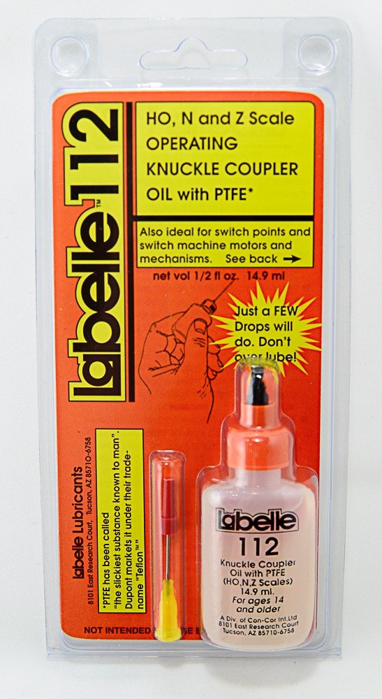 LaBelle N Z H.O. Scale 112L Coupler & Track Mechanism Oil With PTFE 14.9ml 