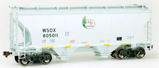 American Limited H.O. Scale ALM 2048 Trinity 3281 2-Bay Covered Hopper WSOX 804925