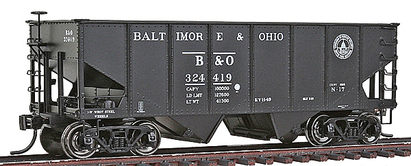 InterMountain H.O. Scale T452916-03 Tichy USRA  2-Bay Open Hopper Baltimore-Ohio Car no 321367