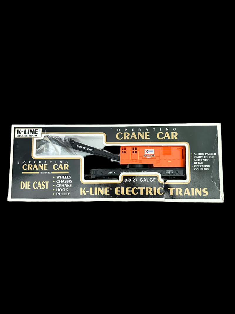 K-Line Electric Trains - Amtrak Classic Crane Car - No. 59014 - K681-1031