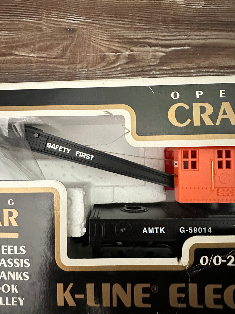 K-Line Electric Trains - Amtrak Classic Crane Car - No. 59014 - K681-1031