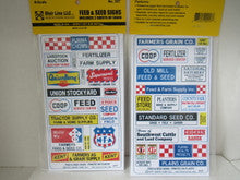 Blair Line O Scale 257 Feed & Seed Signs
