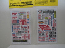 Blair Line O Scale O Scale 253 Service Station Signs 