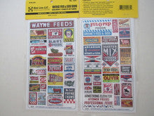 Blair Line O Scale 235  Vintage Feed & Seed Signs