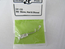 Durango Press H.O. Scale DP-155 Durango Press HO Scale Stove, Hod and Shovel DP-155