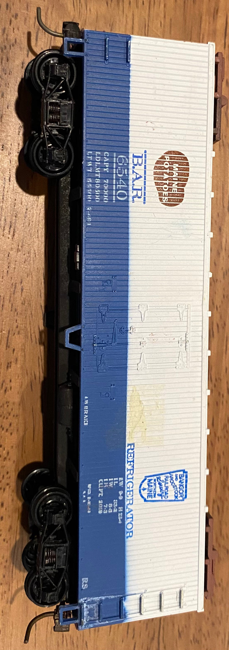 Maine Potatoes B.A.R Box Car H.O. Scale 6540