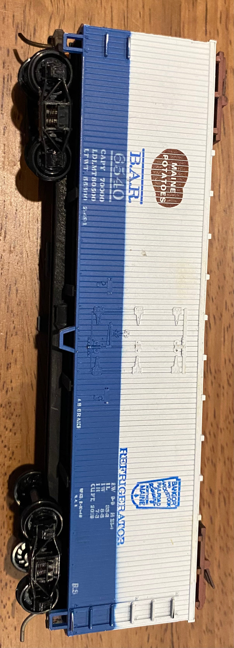 Maine Potatoes B.A.R Box Car H.O. Scale 6540