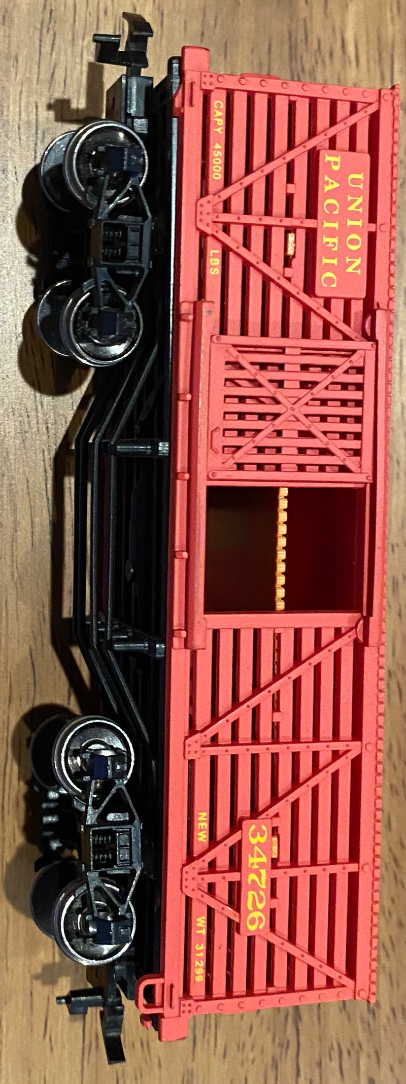 Union Pacific Box Car H.O. Scale Road 