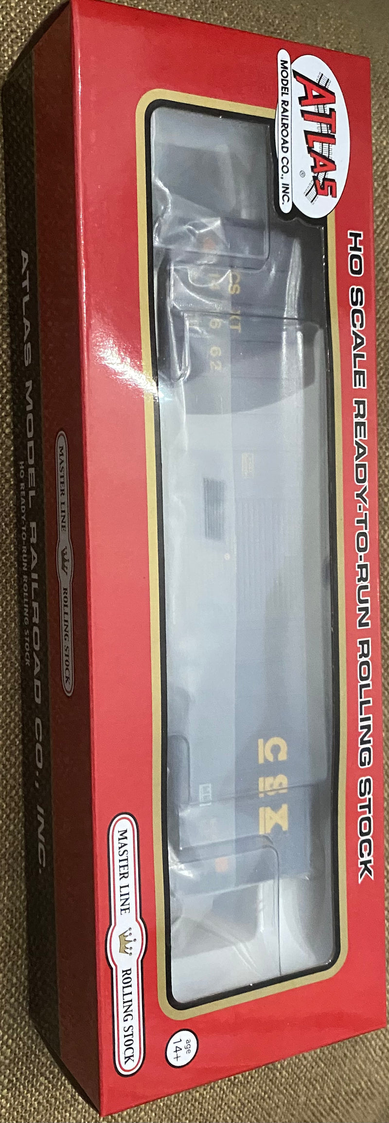 Atlas H.O. Scale 20 006 208 CSXT (CSX Quality Car) (Blue/Yellow)* Road 