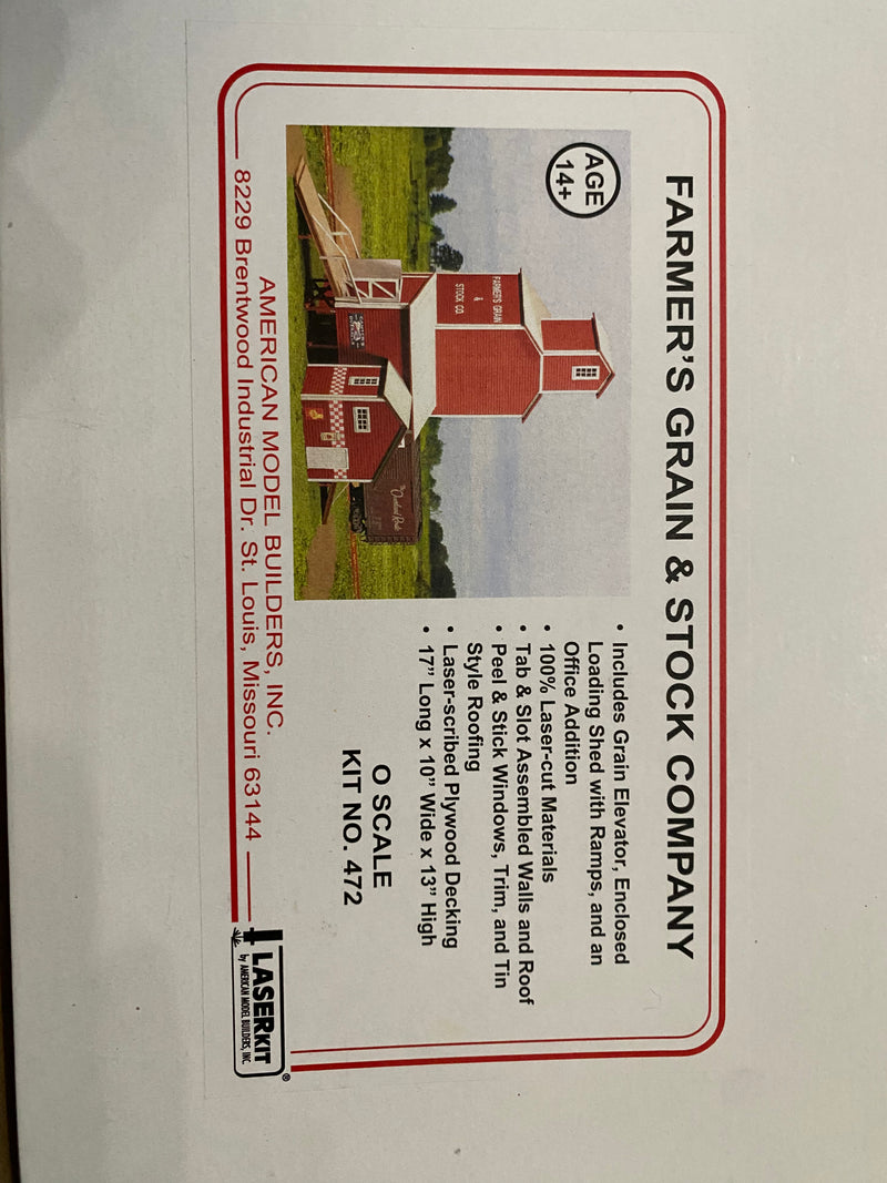 American Model Builders O Scale 472 Laser Art Farmer&