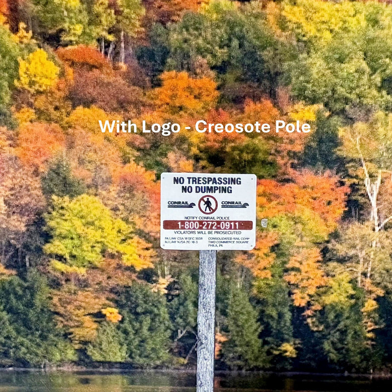 O Scale - Conrail - No Trespassing Signs- 2 Pack – A&S Trains