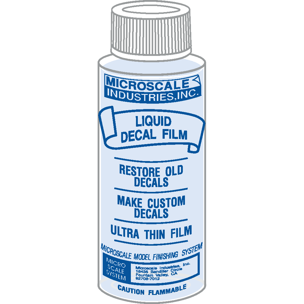 Microscale Decale Microscale Liquid Decal Film 1oz – A&S Trains