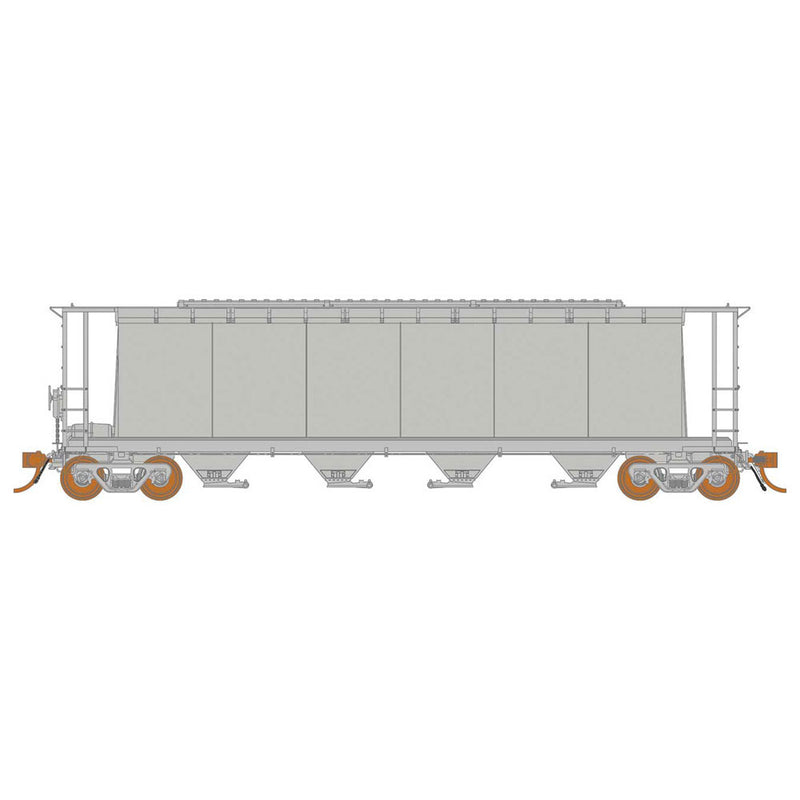 Rapido Trains Inc. H.O. Scale 127098 Undecorated 3800 CU FT Hopper Marine Industries