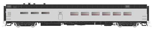 Rapido H.O. Scale 124061 Pullman-Standard Lightweight Diner - Ready to Run -- Undecorated (41-N-11 trucks)