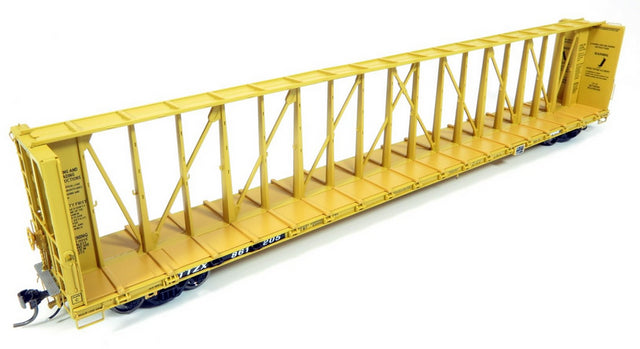Rapido H.O. Scale 174007-2 NSC Centerbeam Flatcar Trailer Train 861241