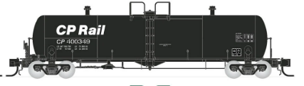 Rapido Trains Inc. 135011-4 CP Company Service PRCOR GP20 Tank Car 400379