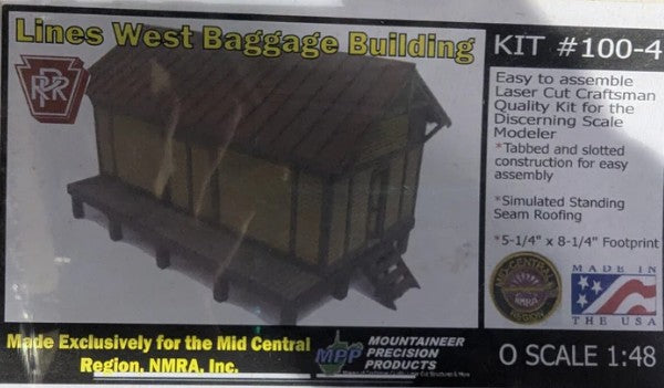 Mountaineer Precision Products N Scale (1:160) 100-1 Lines West Baggage Building (69 of 75)