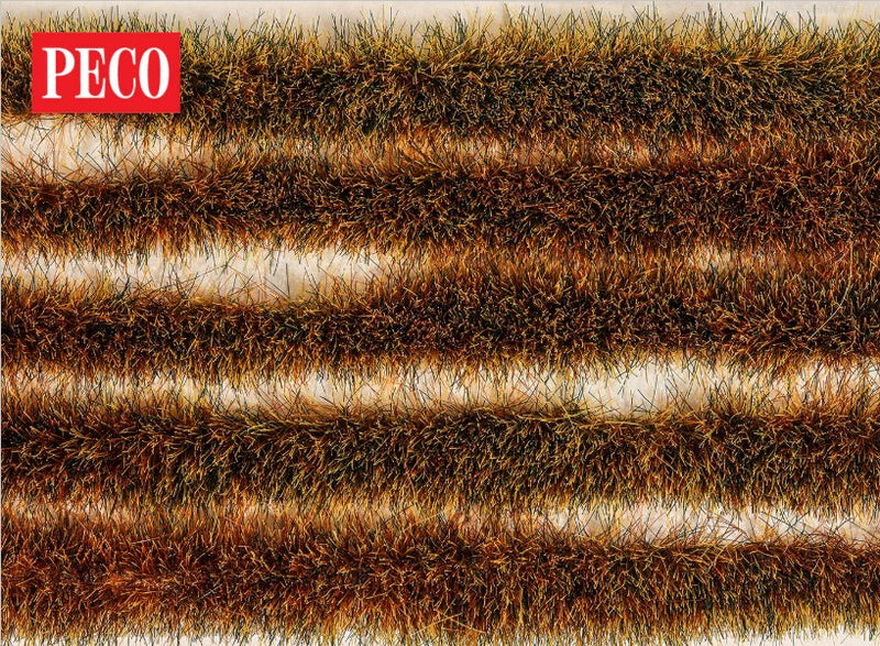 PECO Scene PSG-35 Static Grass 6mm Self-Adhesive Winter Tuff Strips