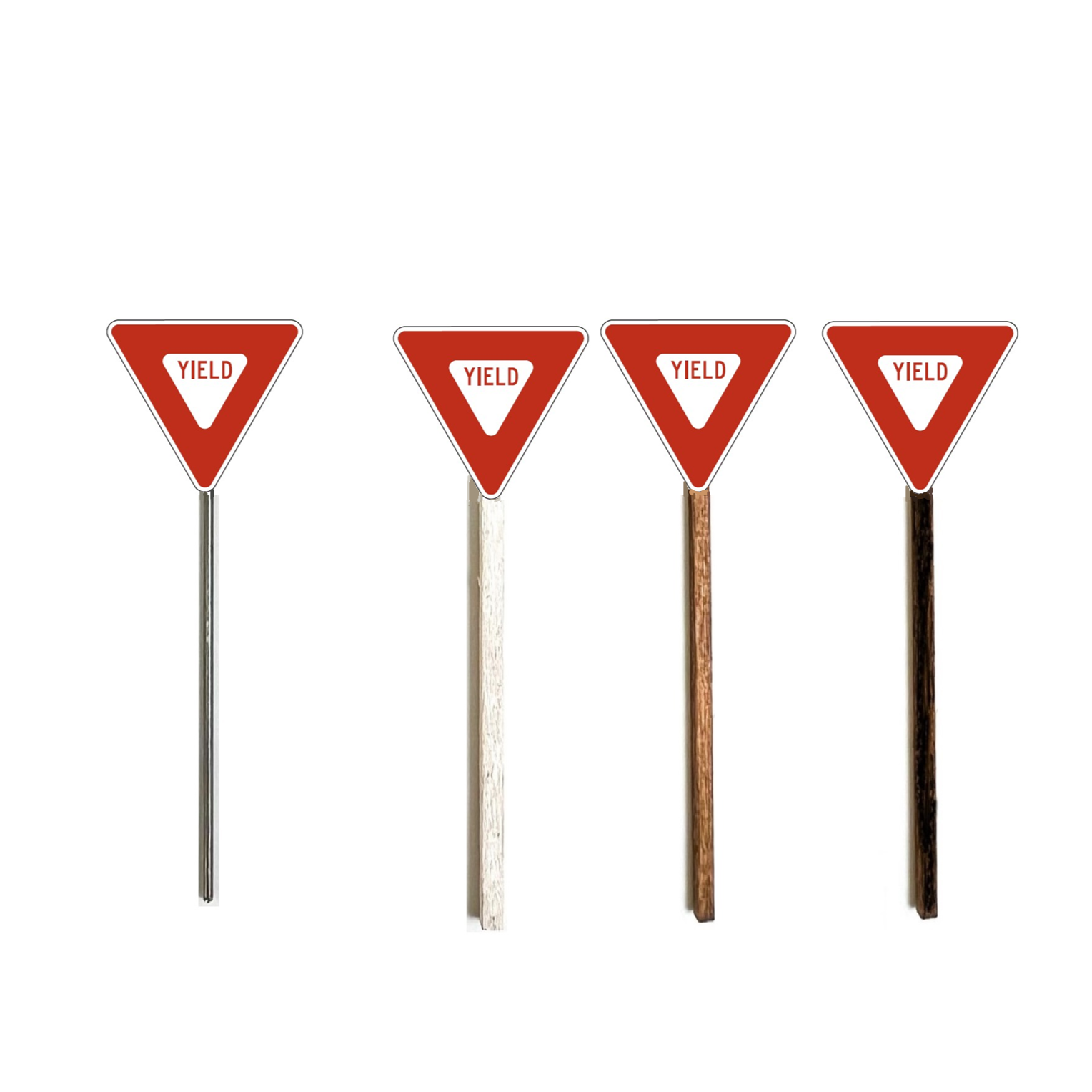 N Scale - Modern Yield Sign - 2 Pack – A&S Trains