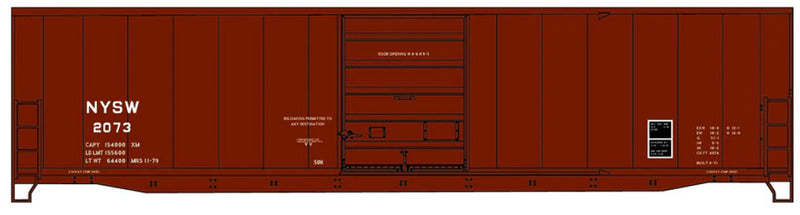 Accurail H.O. Scale 5555 New York Susquehanna & Western 50&