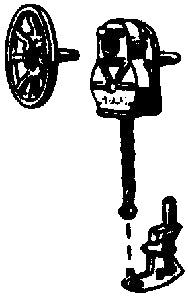 Cal Scale H.O. 190-351 Ajax-Style Brake Wheels -- Plastic pkg(6)