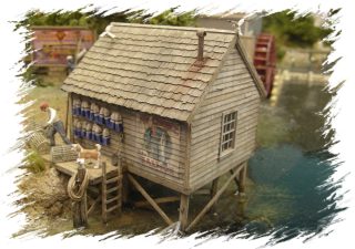 Bar Mills H.O. Scale 0221 "Bark Brown" "Shake-Style" Shingles