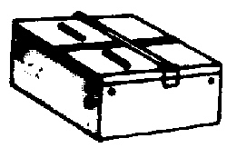 Alexander Scale H.O. Scale 3105 2 Pkg Battery Box Double