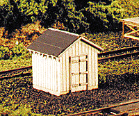 Blair Line H.O. Scale 183 Coal Storage House -- Kit - 1-3/8 x 1-3/8" 3.4 x 3.4cm