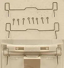 Cal Scale H.O. Scale 190-522 Coupler Lift Bars -- For EMD GP & SD Units - 1 Pair