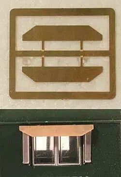 Cal Scale H.O. Scale 190-535 Cal Scale H.O. Scale 190-547 Diesel Radio Antenna pkg(2) Unpainted Brass Castings -- Sinclair Type