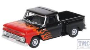 Oxford H.O. Scale 87CP65004 1965 Red/White Chevrolet Stepside Pick Up