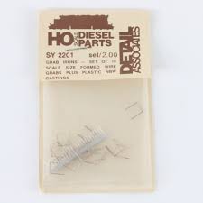 Detail Associates H.O. Scale SY 2201 Grab Irons-Set of 18 Scale Size Formed Wire Grabs Plus Plastic NBW Castings