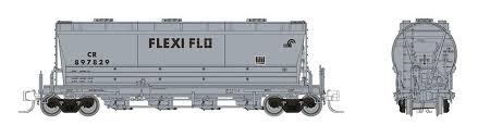 Rapido Trains Inc. H.O. Scale 133006-2 CR Flexi-Flo Repaint ACF Flex-Flo Hopper 897838