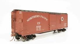 Rapido Trains Inc. H.O. Scale 130015-3 Small Monad (1940) Northern Pacific Boxcar 12345