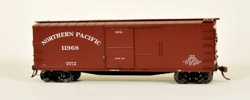 Rapido Trains Inc. H.O. Scale 130014-3 Pre-War (1923) Northern Pacific Boxcar 12275
