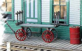 Barmills Basics H.O./S Scale 0782 Rea Baggage Carts