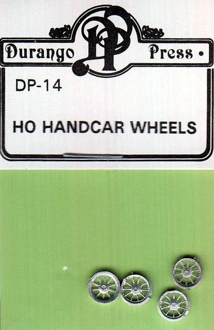 Durango Press H.O. Scale DP-14 Hand Car Wheels