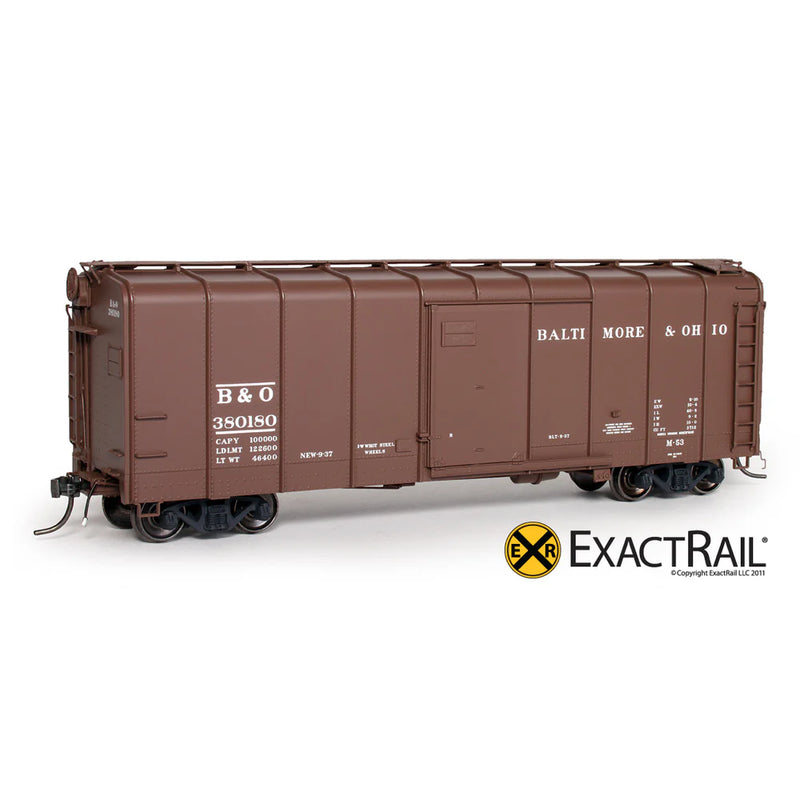 Exact Rail-Platinum Series H.O. Scale EPS-90052-5 Baltimore And Ohio B&O M-53 Wagontop Box Car 380627