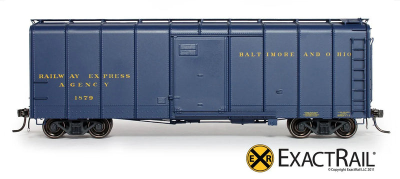 Exact Rail-Platinum Series H.O. Scale EPS-90056-2 Baltimore And Ohio B&O M-53 Wagontop Box Car 1885