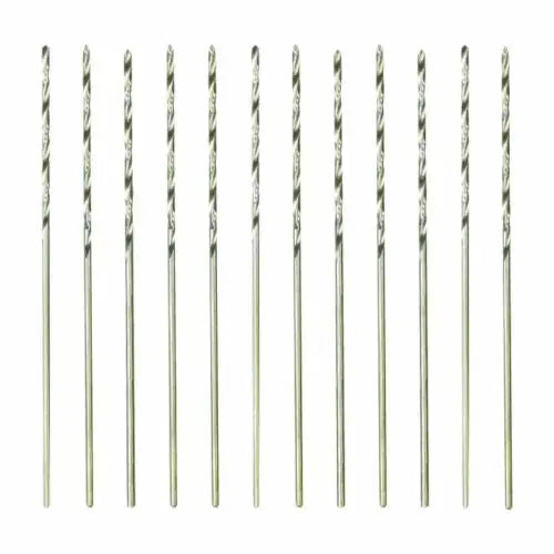 Excel 50072 Fine High-Speed Twist Drill Bit - pkg(12) in Tube, Carded -- 
